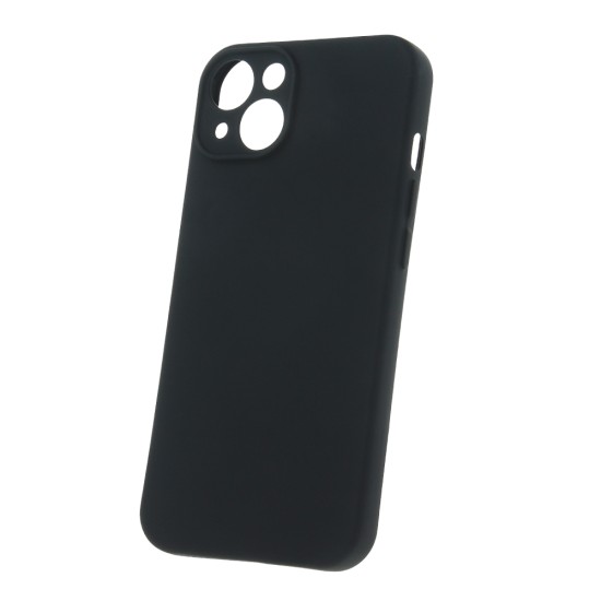 Silicone Case with Camera Shield for Apple iPhone 15 Plus Black